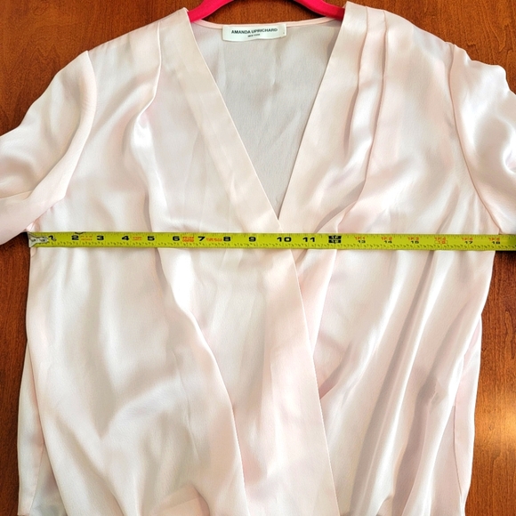 NWOT Amanda Uprichard Revolve Tessa Thong Bodysuit in Blush Pink Sz Large - Picture 4 of 14